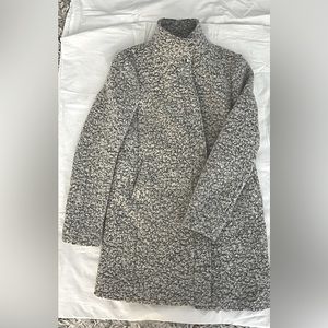 Loft, Herringbone Funnel Neck Coat!!